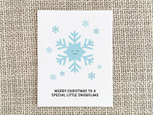 Load image into Gallery viewer, Snowflake Christmas Card
