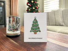 Load image into Gallery viewer, Spruce Up Christmas Card

