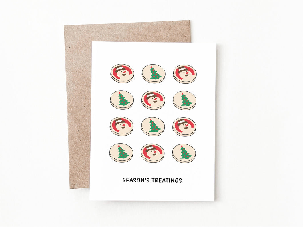 Seasons Treatings Christmas Card