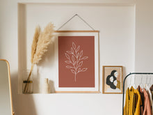 Load image into Gallery viewer, Modern Botanical Wall Art, Home Decor Art Print
